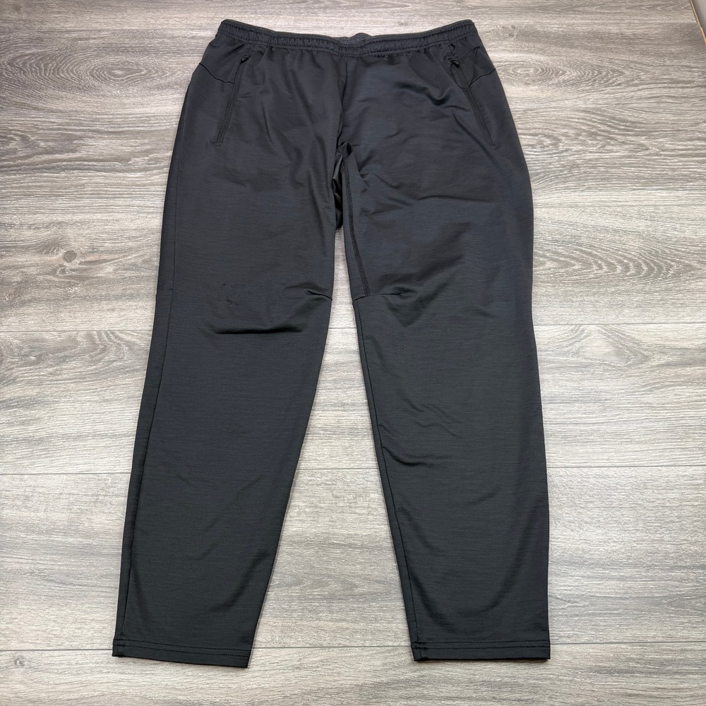 REI Co-op Active Pursuits Tech Knit Pants Mens Large Charcoal Gray Zip Pockets**